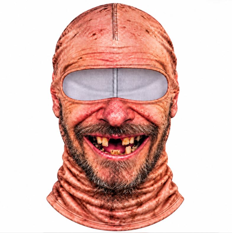Grandpa Mask – Funny Old Man Face Ski Mask